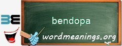 WordMeaning blackboard for bendopa